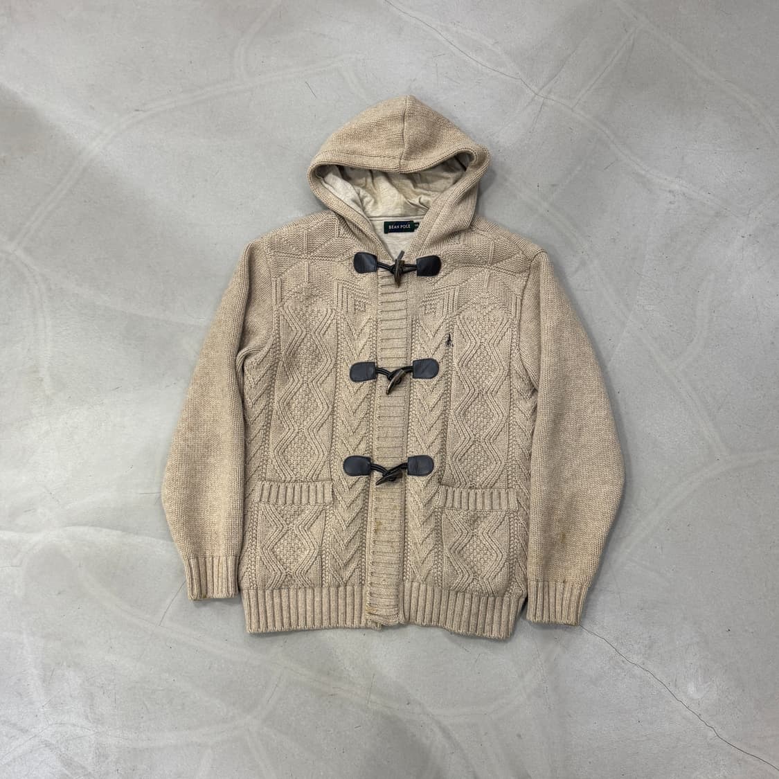 빈폴 후드 니트 집업 100 상품이미지1