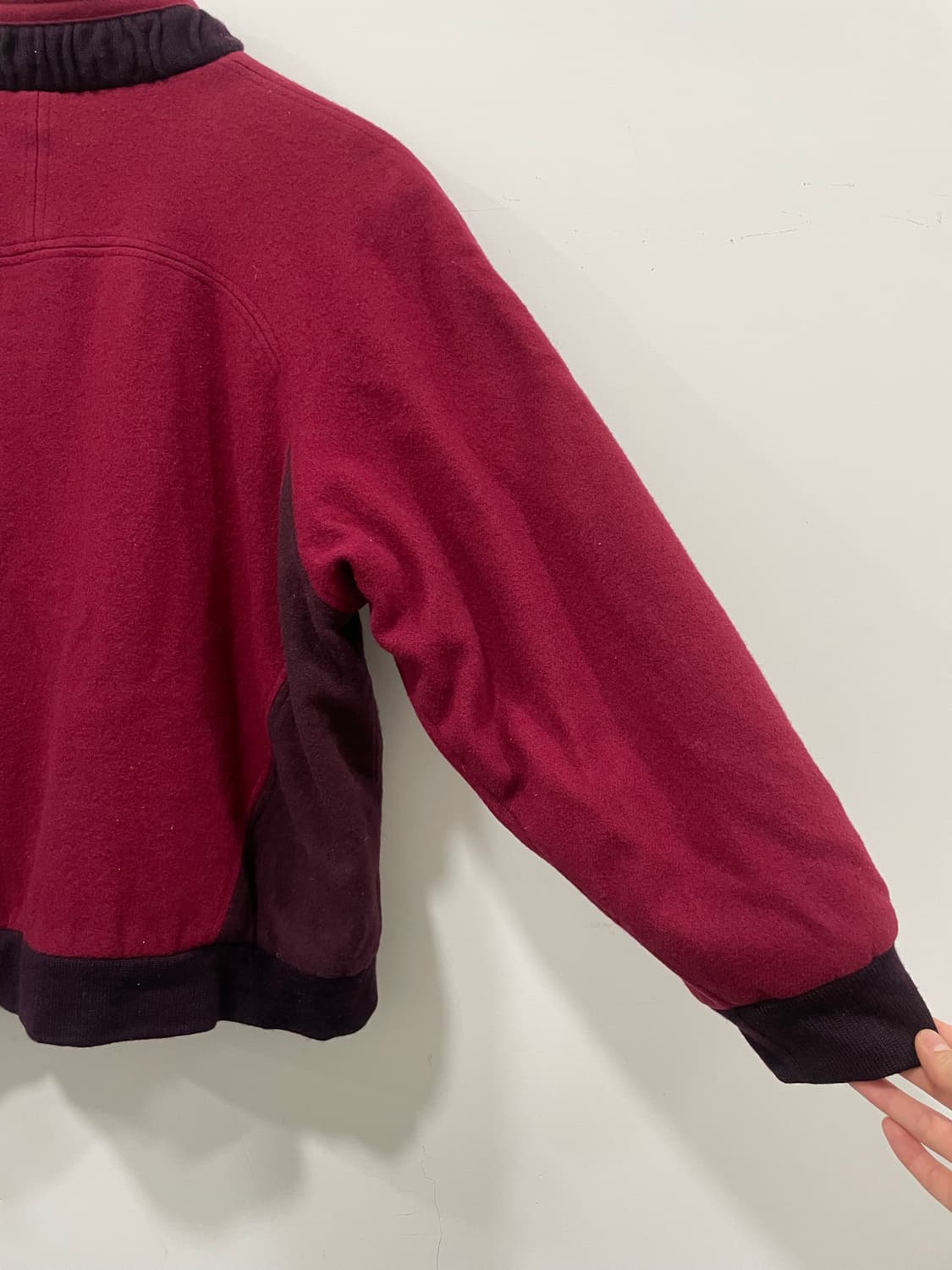 Vtg 투톤 울 봄버자켓  상품이미지8