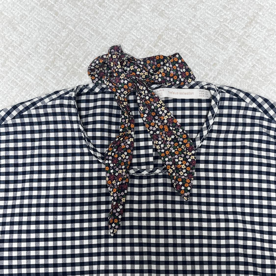 자라 체크 셔츠 (Trafaluc collection) 상품이미지3