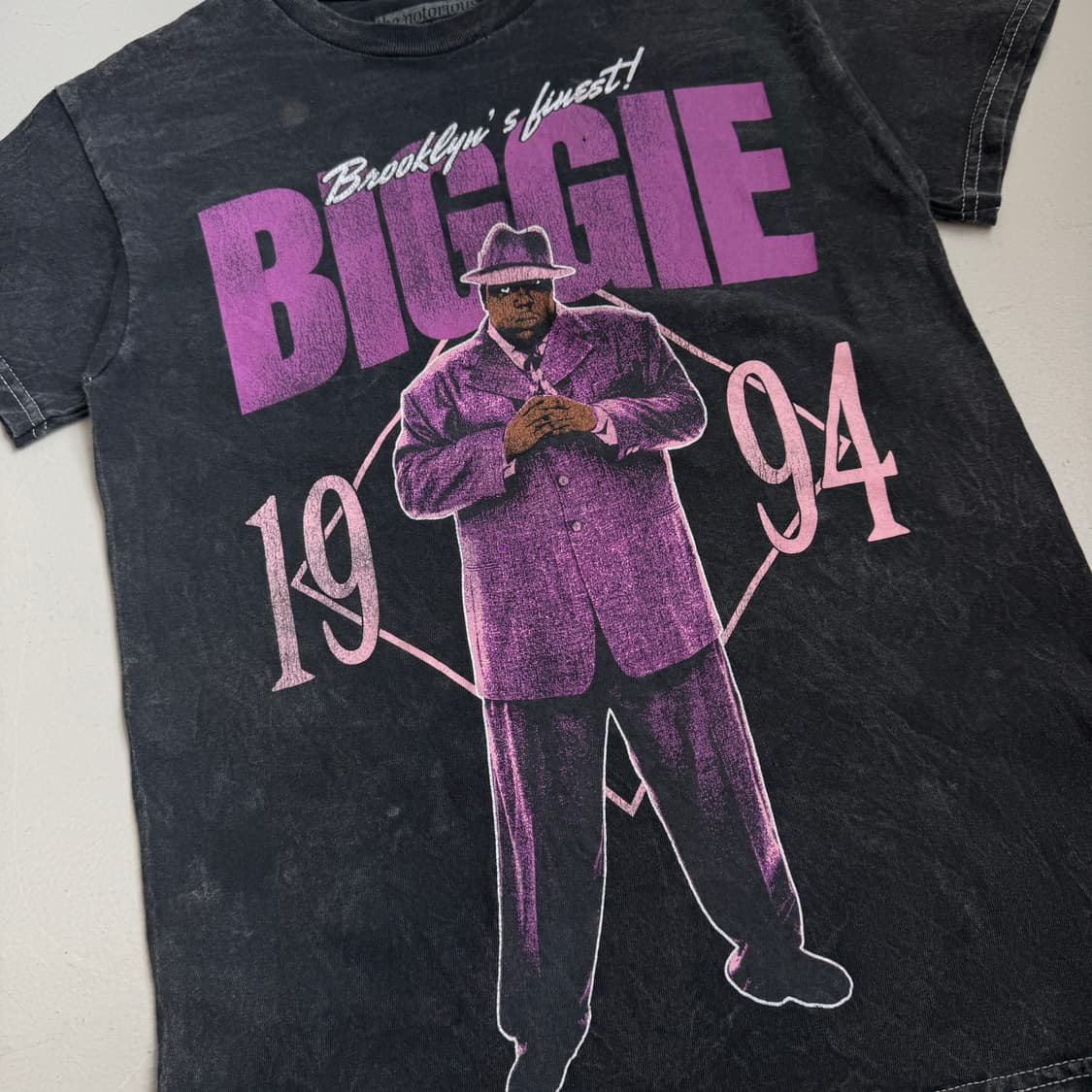 B.I.G 비기 빈티지 힙합티 랩티 반팔 티셔츠 상품이미지3