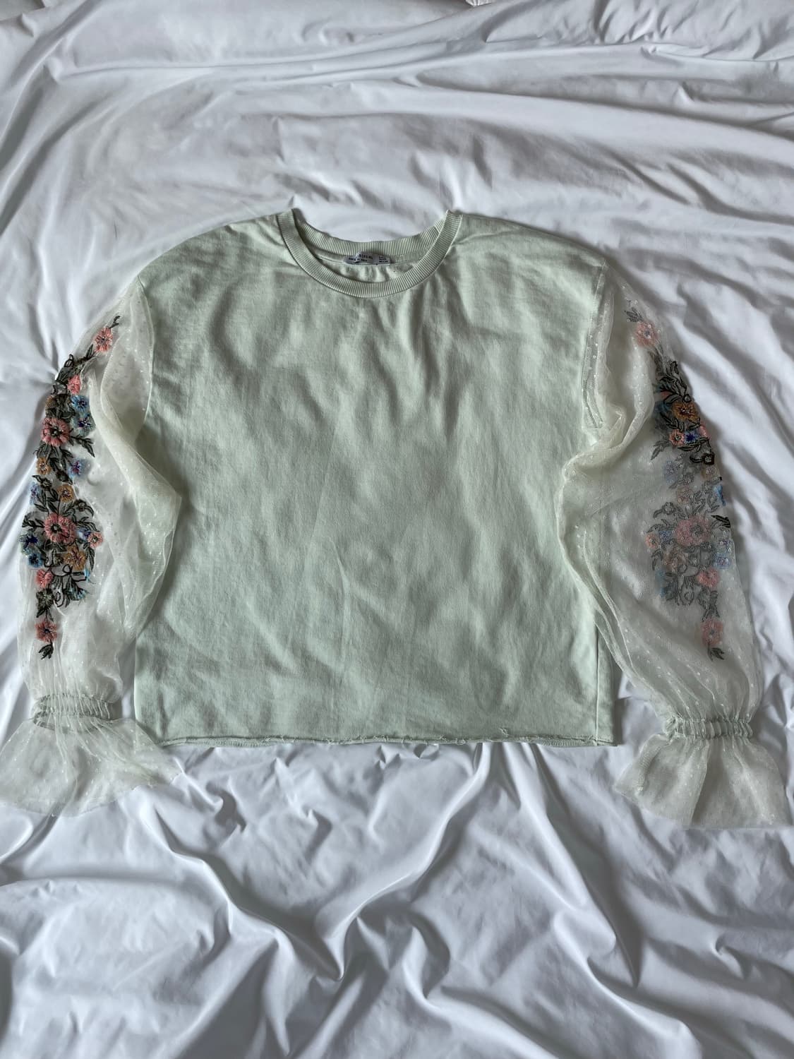 버쉬카 flower embroidery t-shirts 상품이미지1