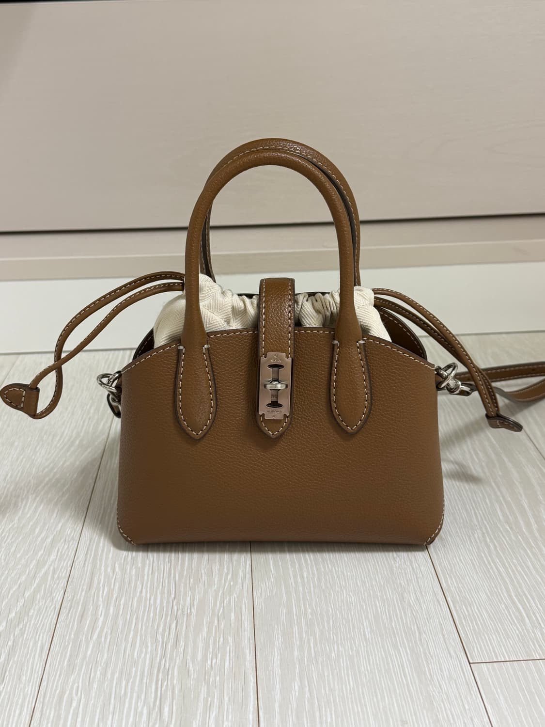 분크 토크 헐밋 스몰 카멜 크로스백 상품이미지1