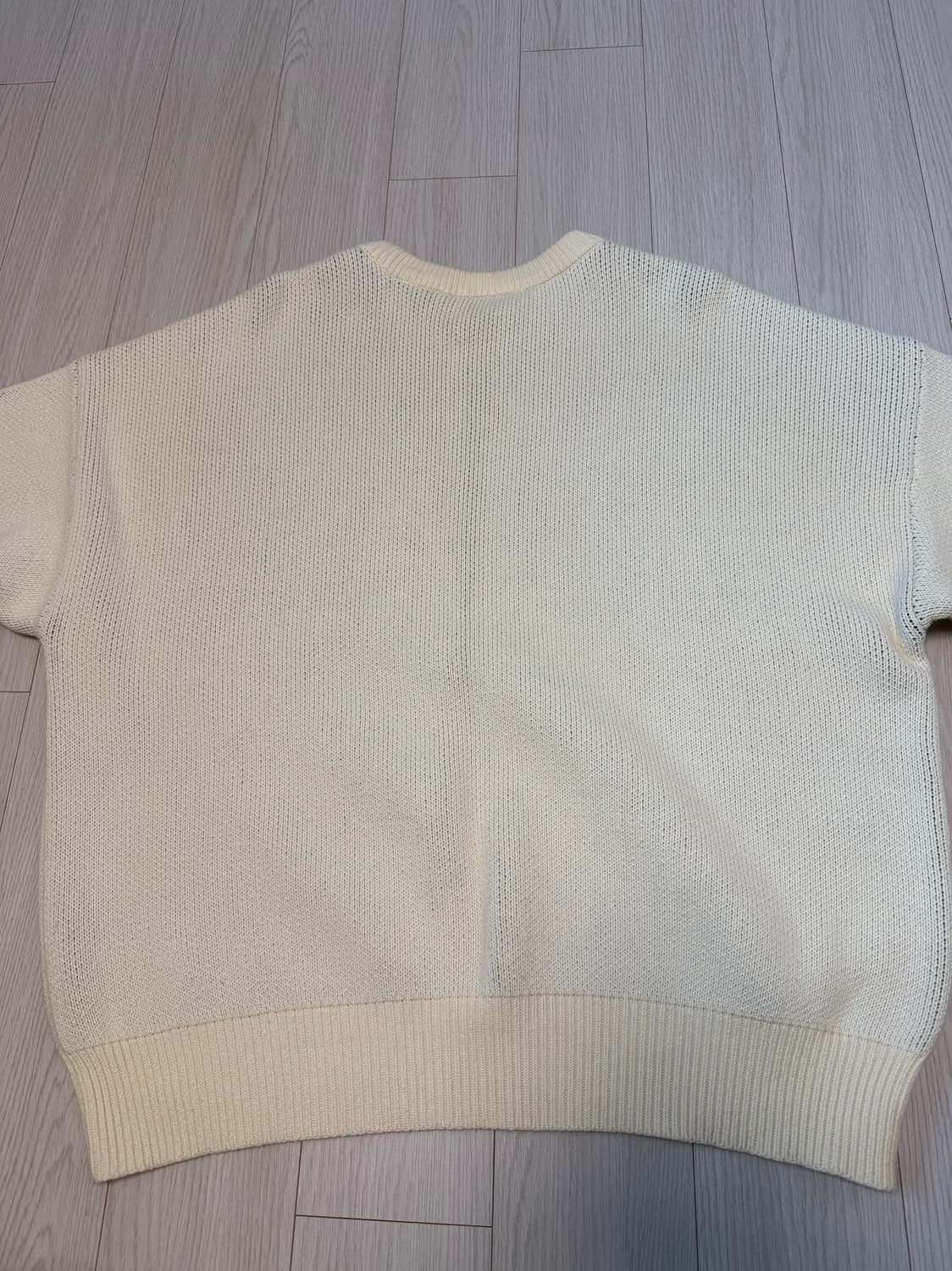 에센셜 essentials 니트 스웨터 버터크림 S 상품이미지6