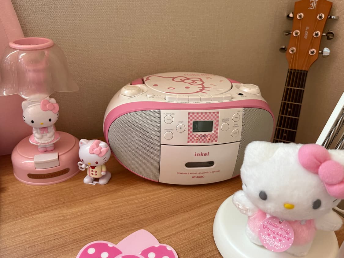 헬로키티 메이드 무드등 핑크 상품이미지2