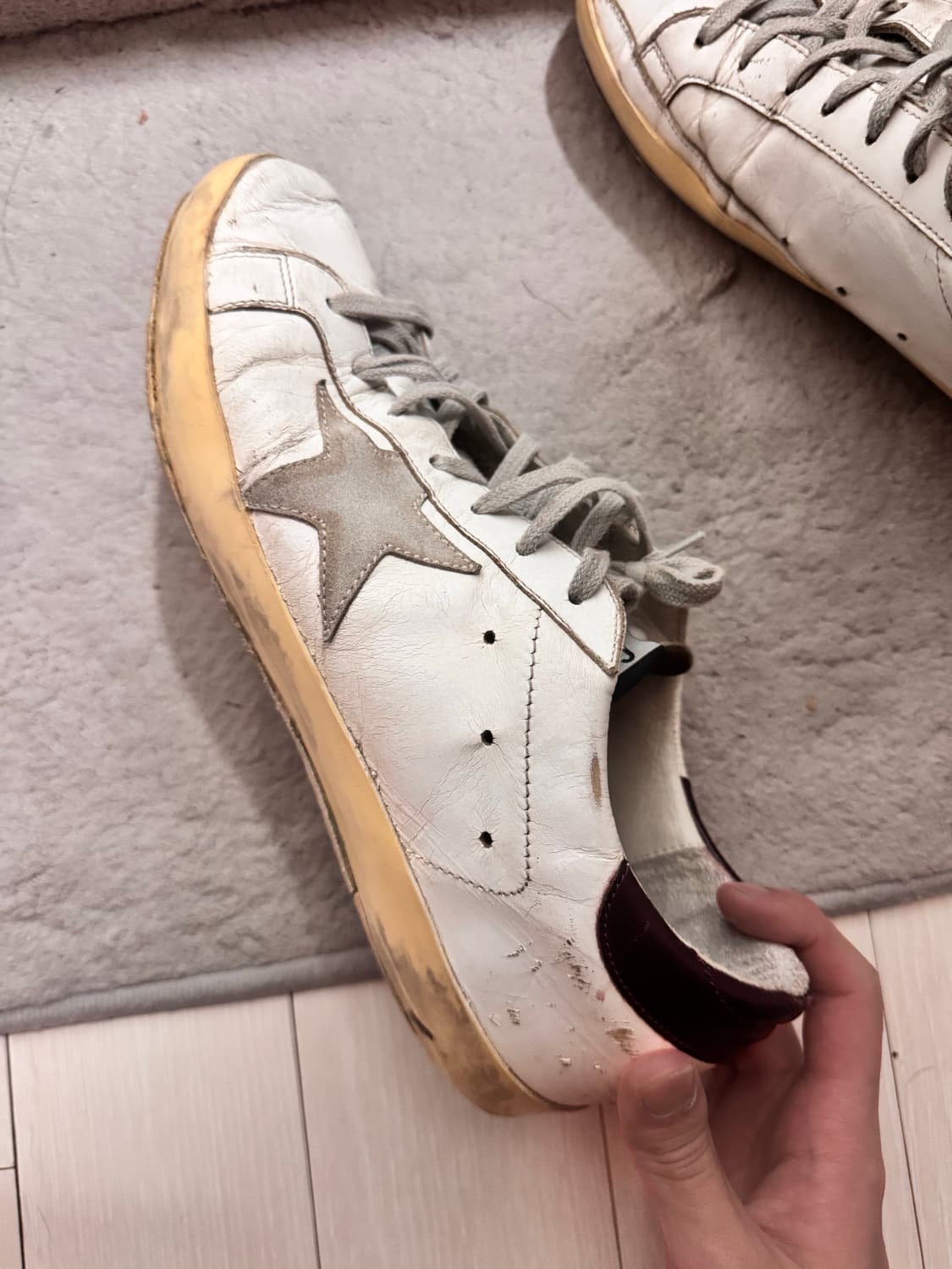 골든구스 스니커즈 브라운탭 270(42) 상품이미지2