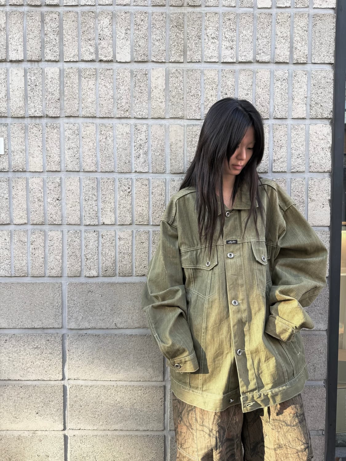 칼카니 오버사이즈 로고 데님자켓 상품이미지5