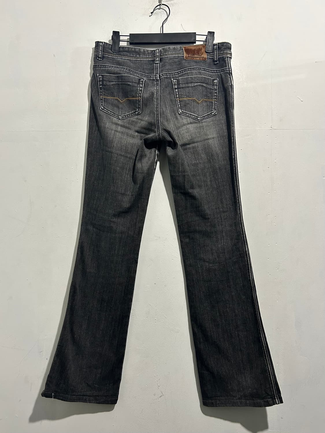 빈티지 흑청 워싱 부츠컷 팬츠 상품이미지8