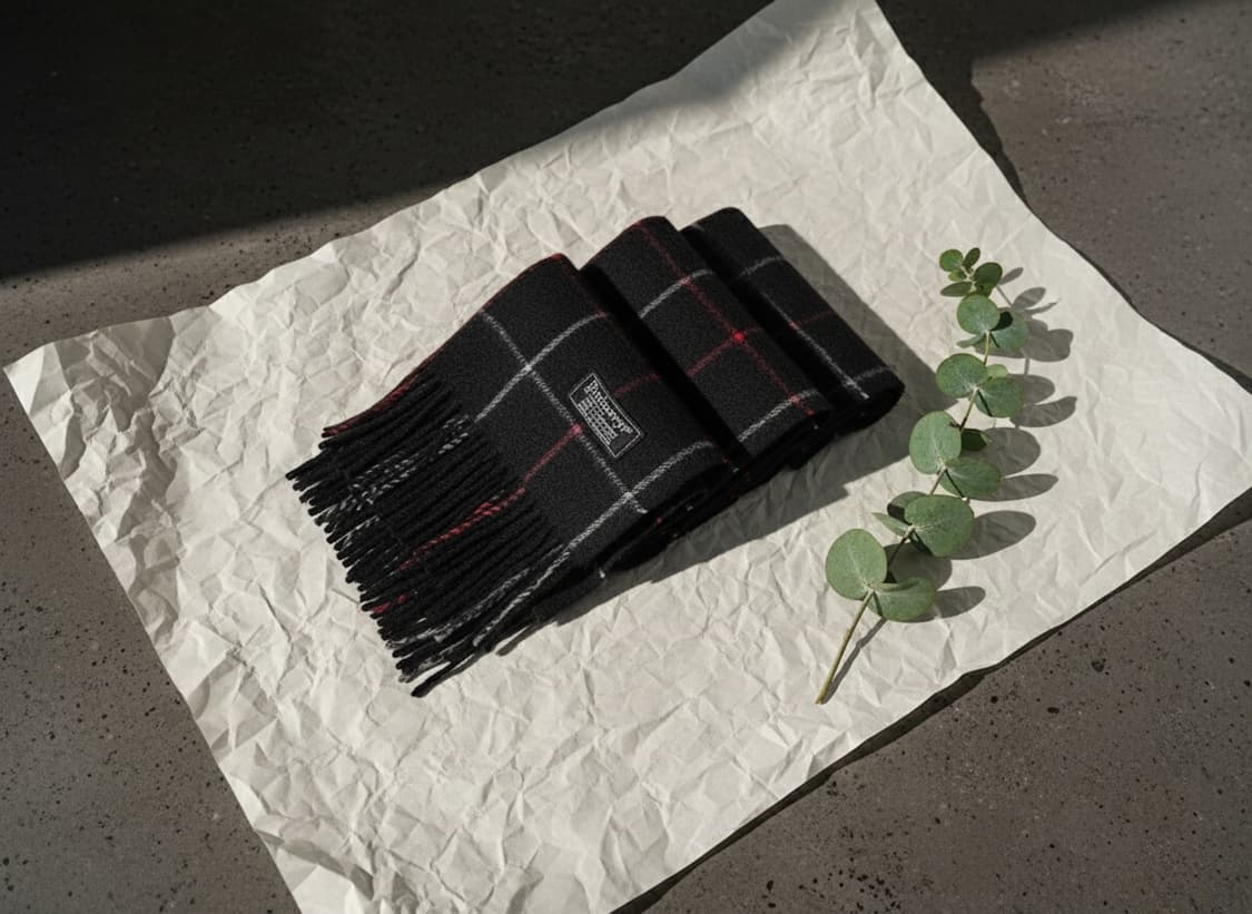 버버리 90s Burberrys 캐시미어 윈도우 체크 머플러 상품이미지2