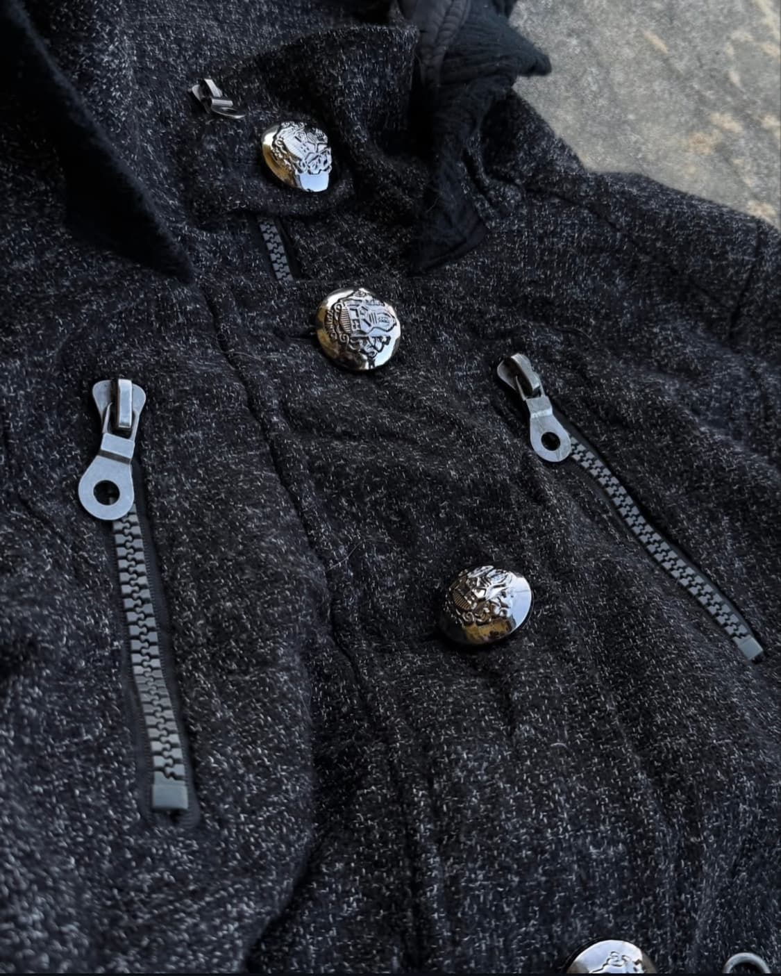 Buckle Detail Wool Jacket 상품이미지4