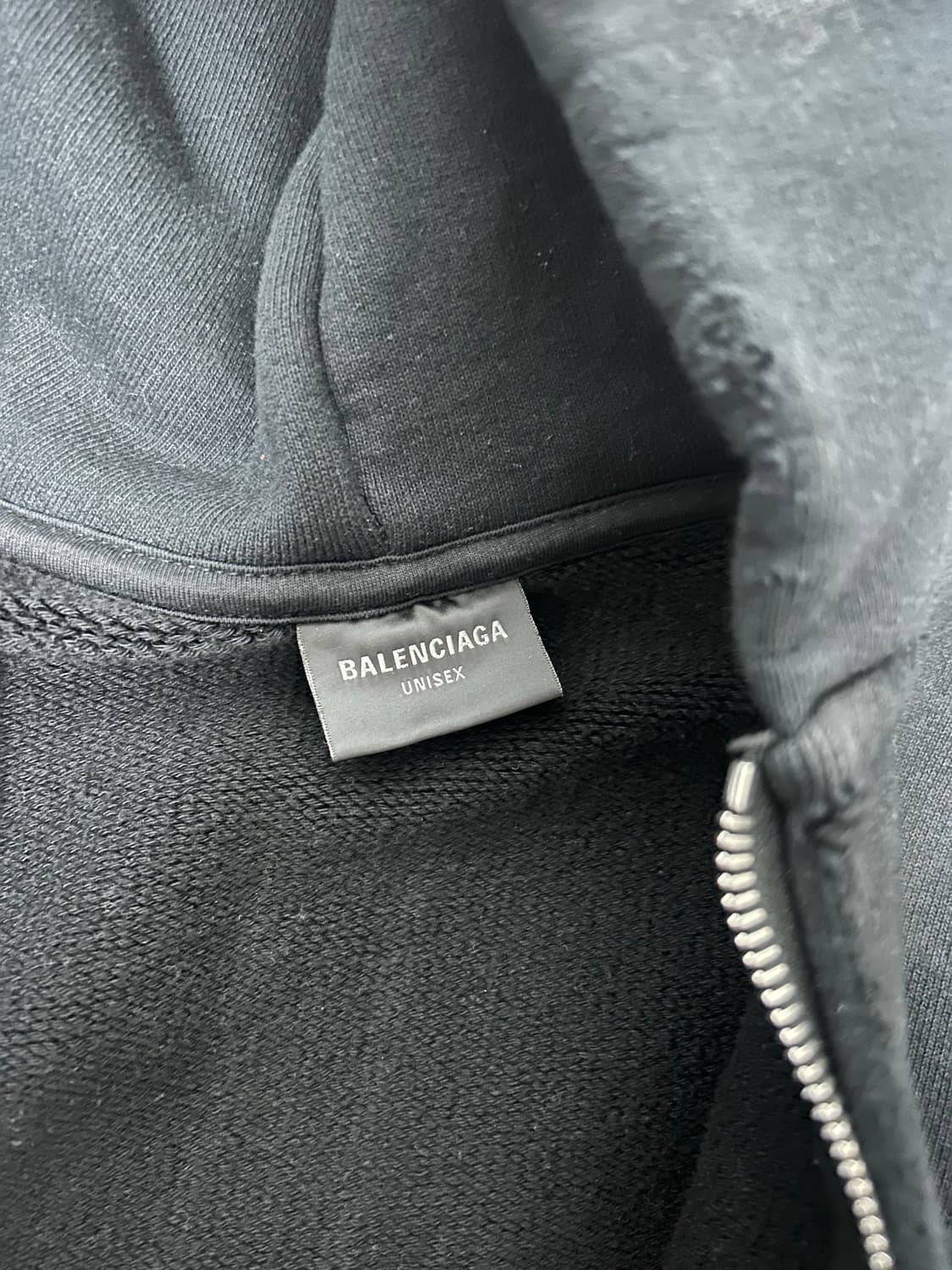 [1] 발렌시아가 헤비메탈 오버핏 아우터웨어 후드집업 티셔츠 상품이미지3