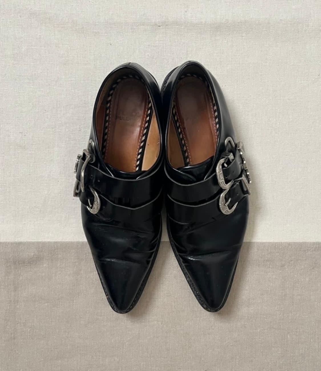 Toga pullar 웨스턴 버클 더비슈즈 토가 몽크스트랩 상품이미지2