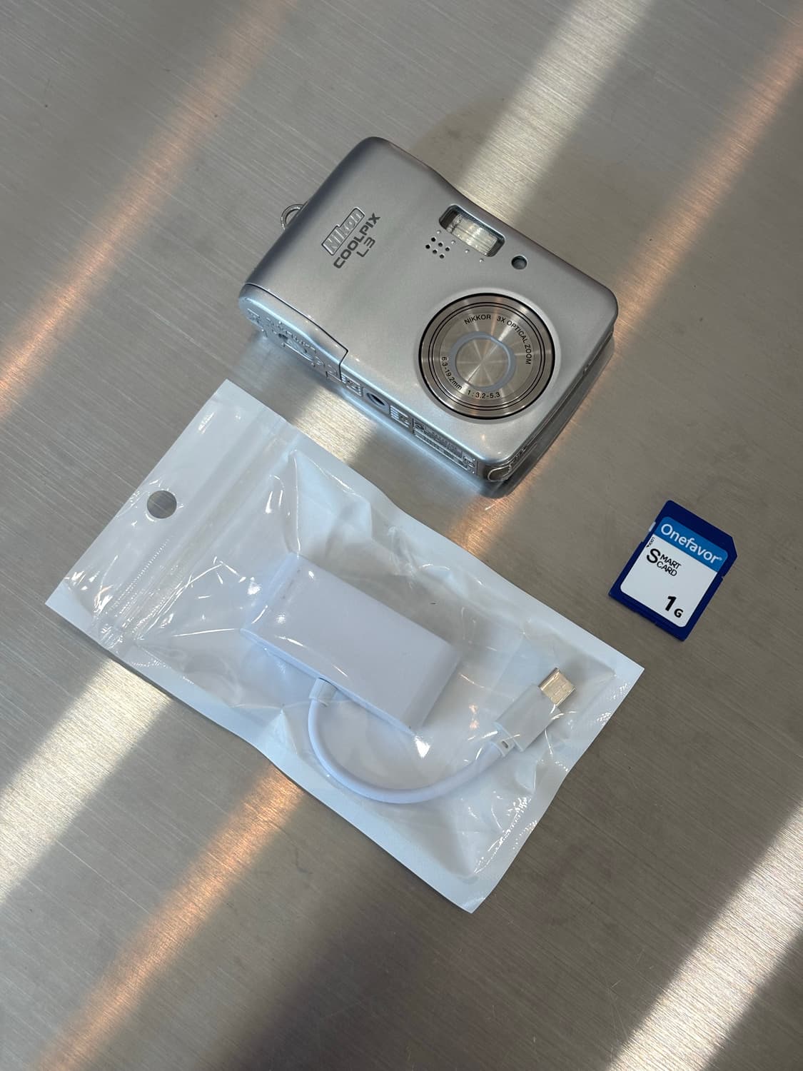 한글지원/날짜표시)니콘 쿨픽스 L3 실버 빈티지디카 상품이미지2