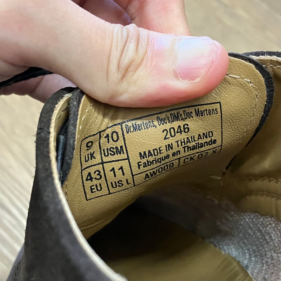 N42 닥터마틴 2046 리펠로 스웨이드 구두 다크브라운 상품이미지7