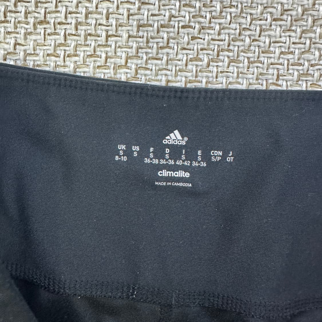 S 아디다스 블랙 요가 레깅스 0331D 상품이미지2