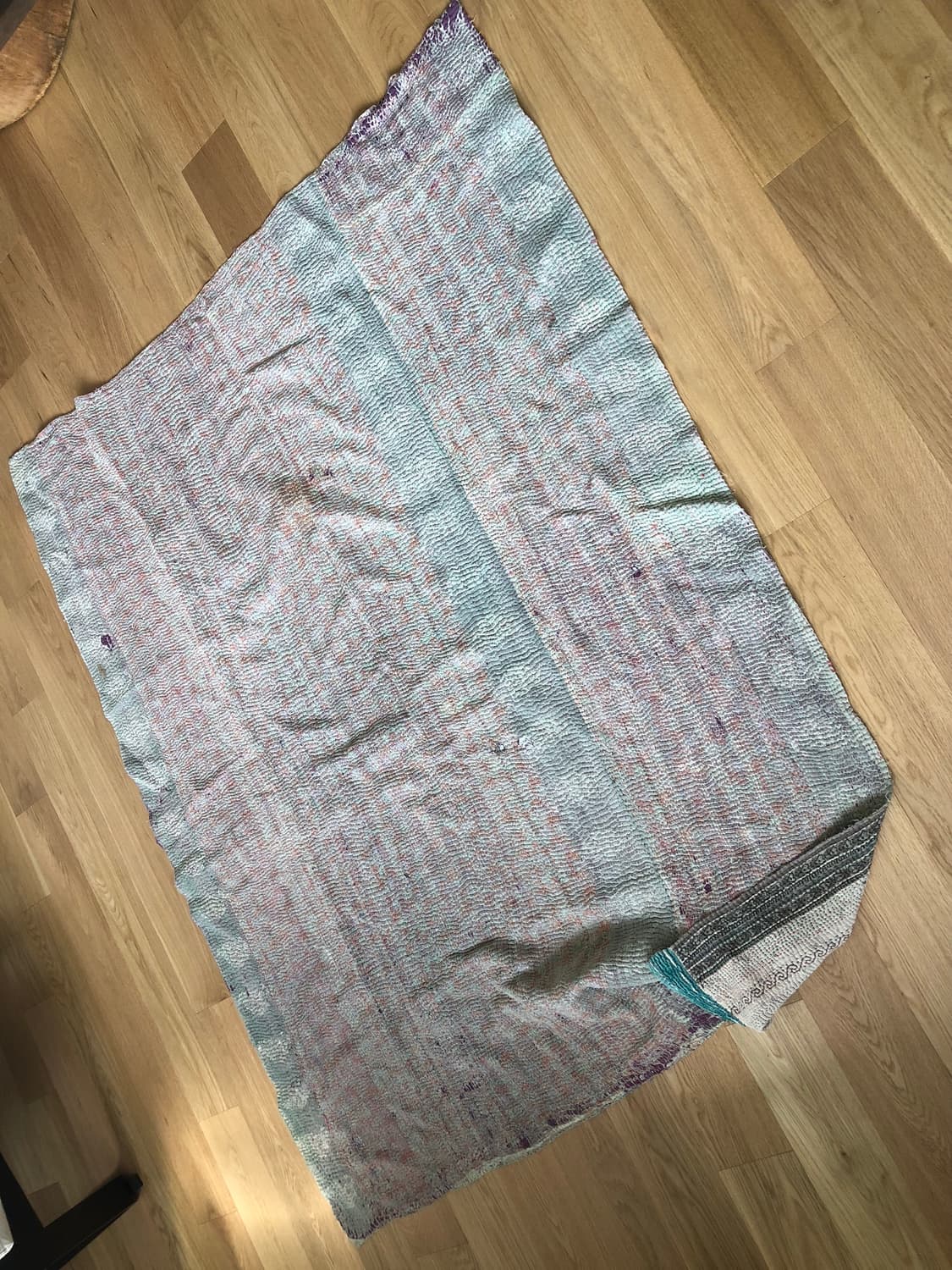 [직수입] 빈티지 인도 패브릭 커버렛 러그 이불 블랭킷 상품이미지7