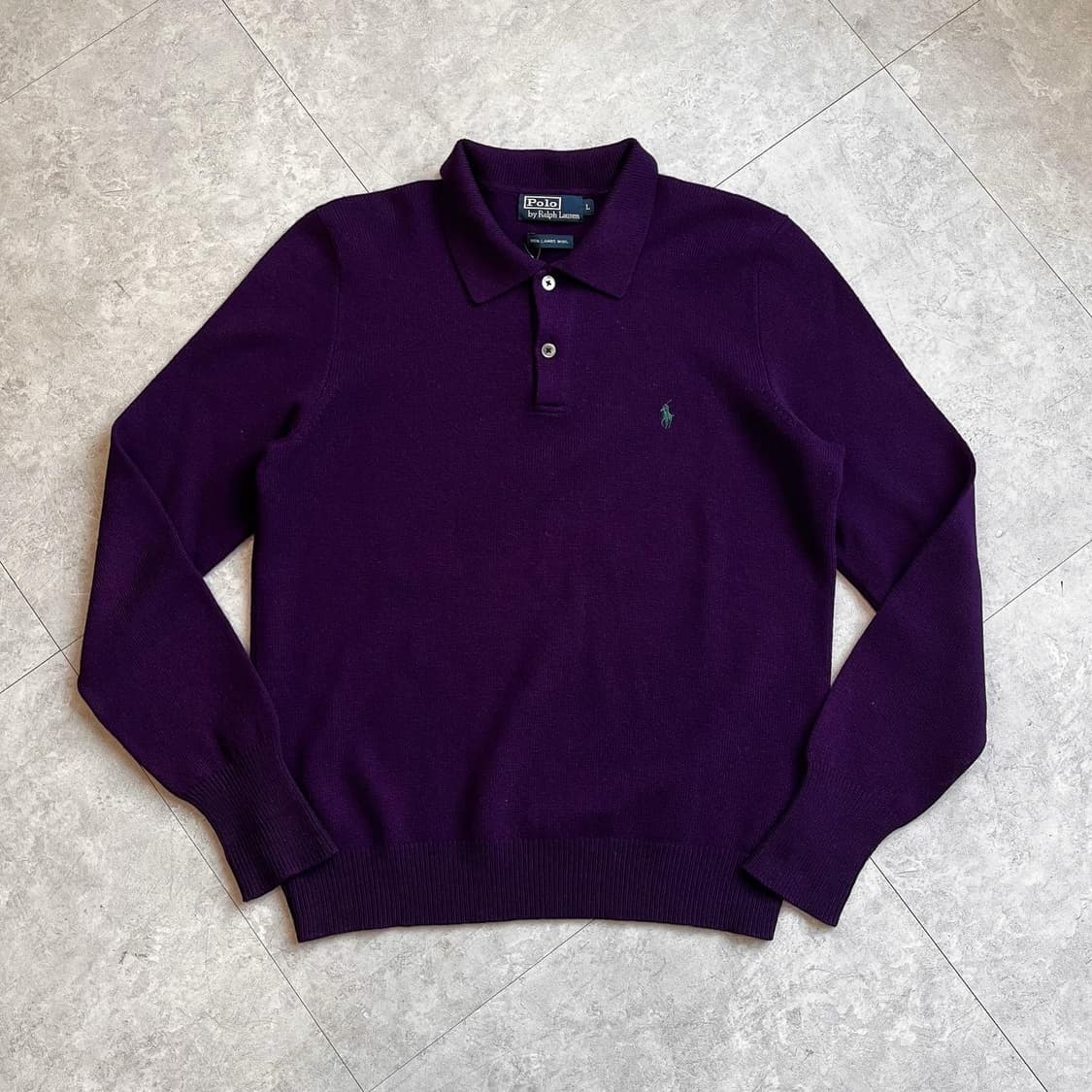 폴로랄프로렌 램스울 카라니트 상품이미지1