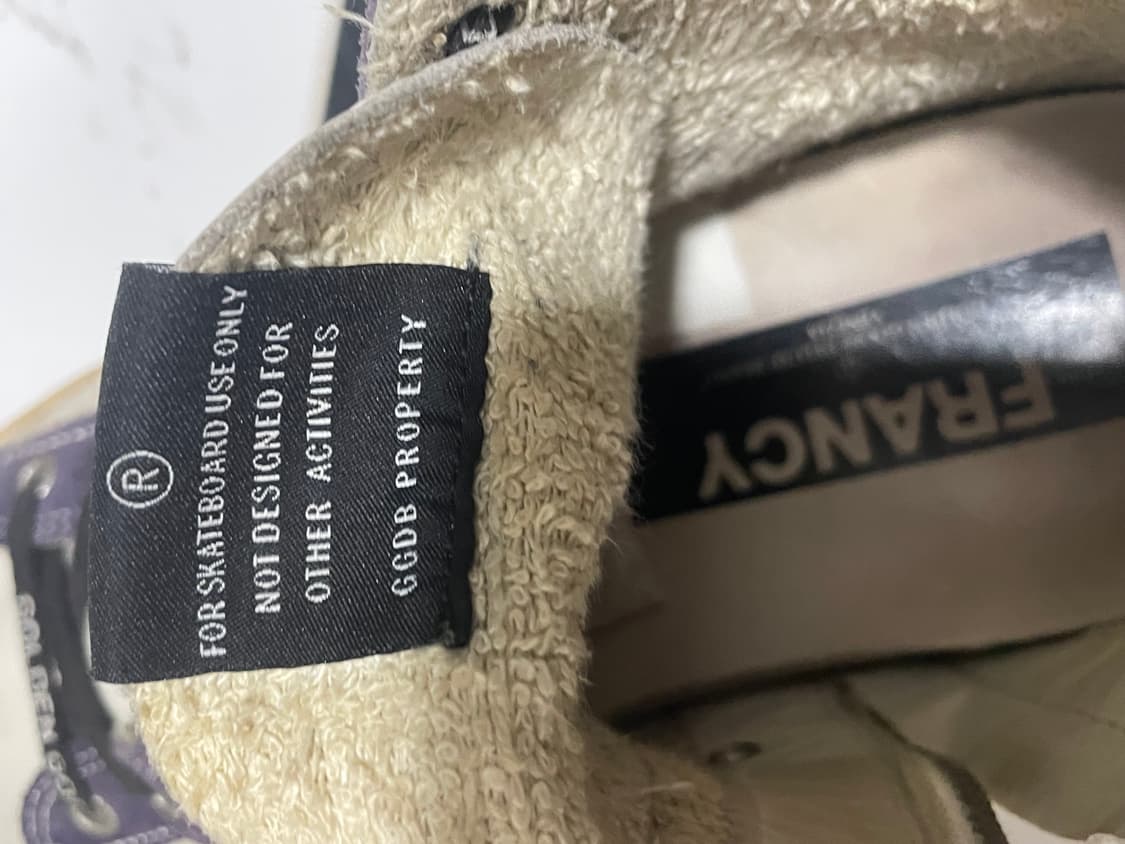 골든구스 빈티지 프란시 하이탑 (스케이트보드화) 상품이미지5