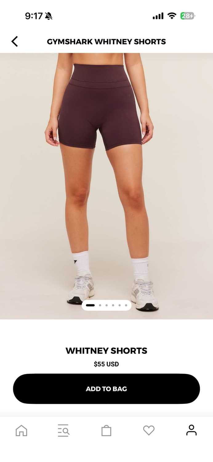 gymshark 반바지 M 상품이미지1