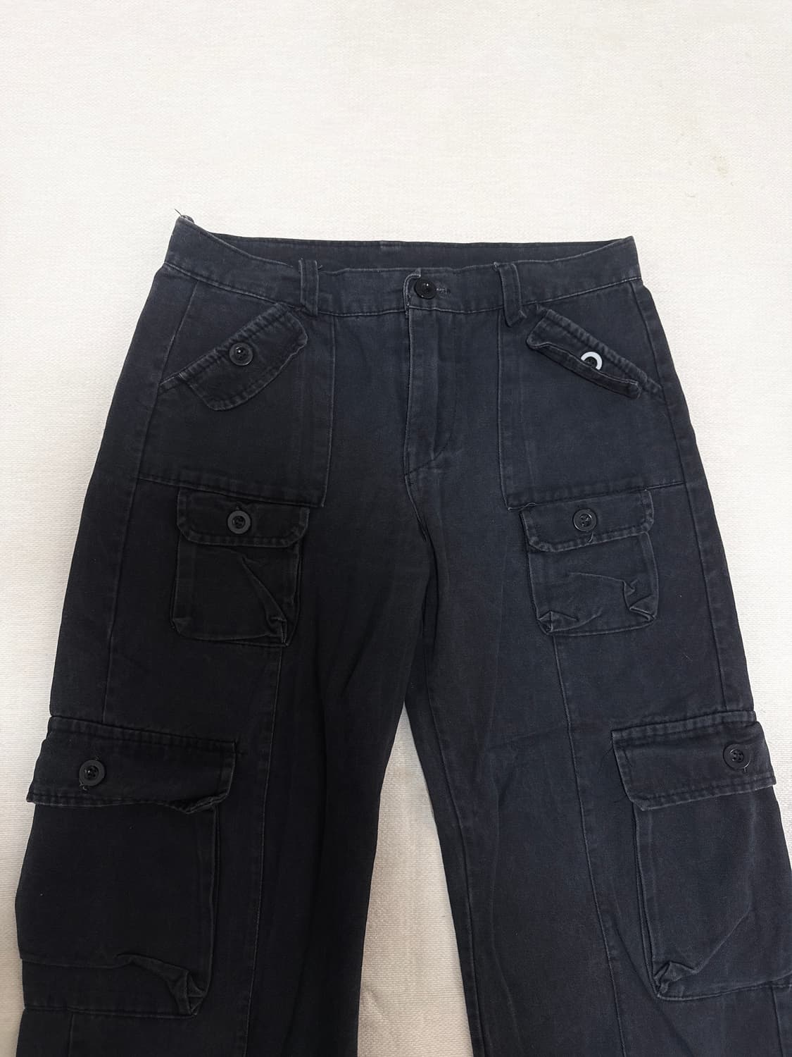 빈티지 블랙 카고 바지 상품이미지1