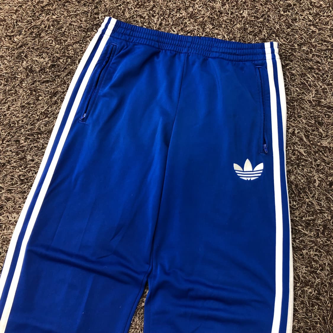 90 아디다스 파이어버드 블루 트랙 팬츠 상품이미지2