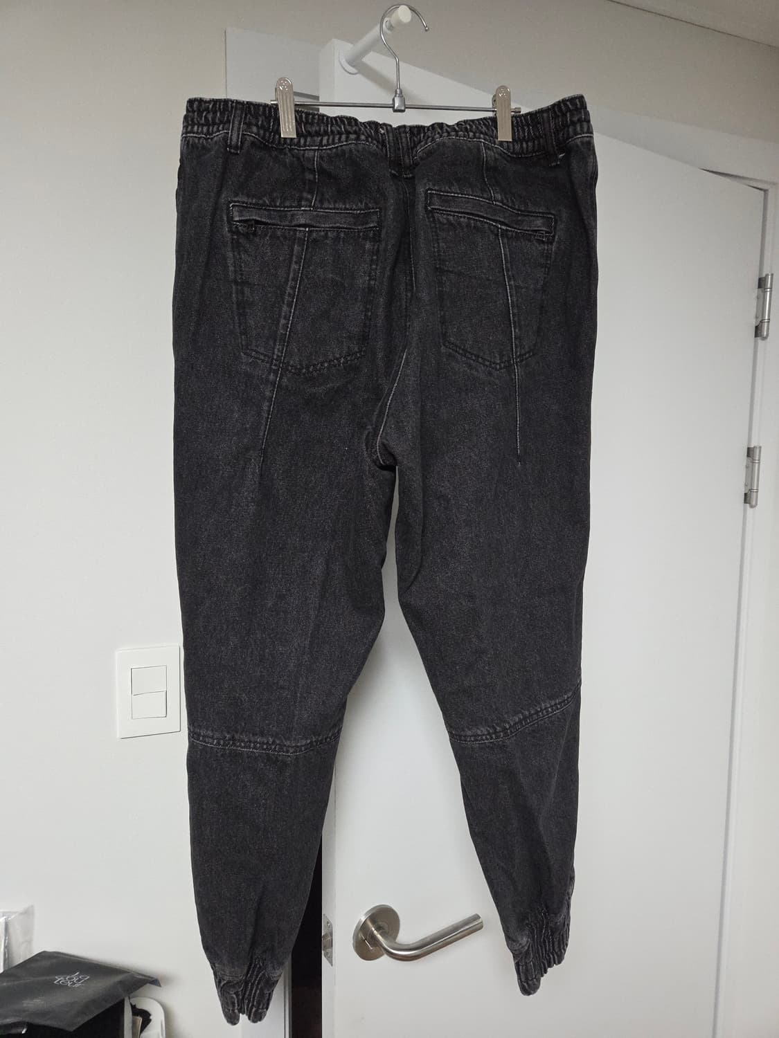 송지오옴므 흑청 조거팬츠 50(32-34) 상품이미지4