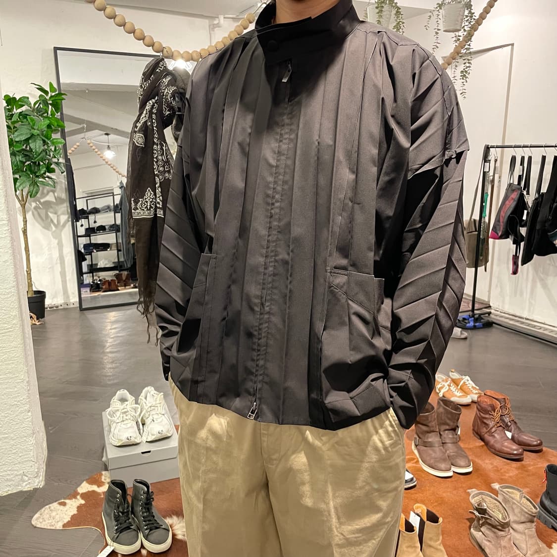 옴므플리세 이세이미야케 엣지 자켓 상품이미지4