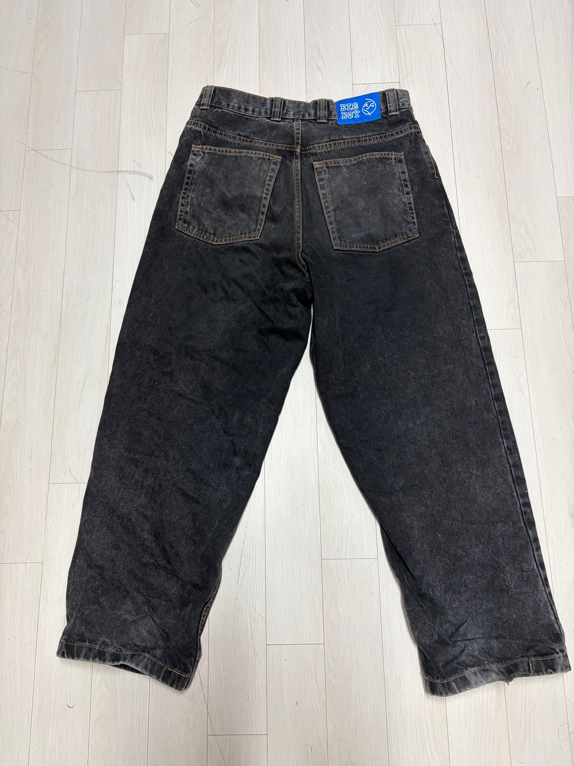 구형 빅보이 팬츠 블랙 상품이미지2