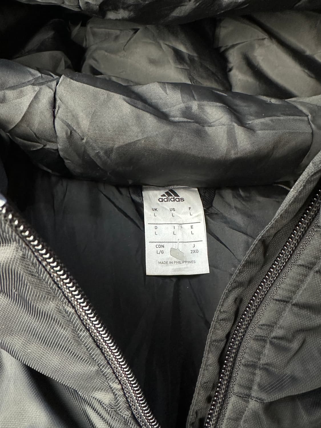 아디다스 롱패딩 벤치코트 L 상품이미지5