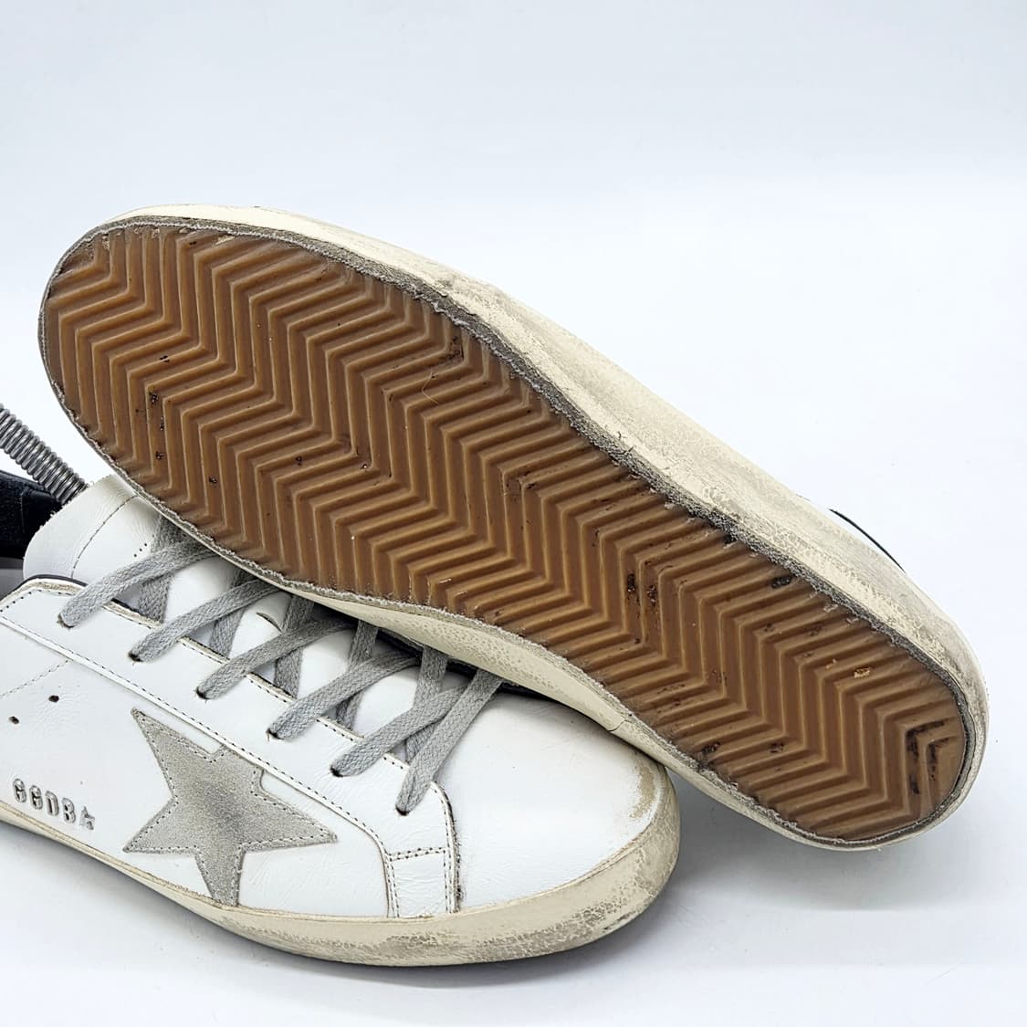 골든구스 우먼스 슈퍼스타 흰/검 (39) 상품이미지3