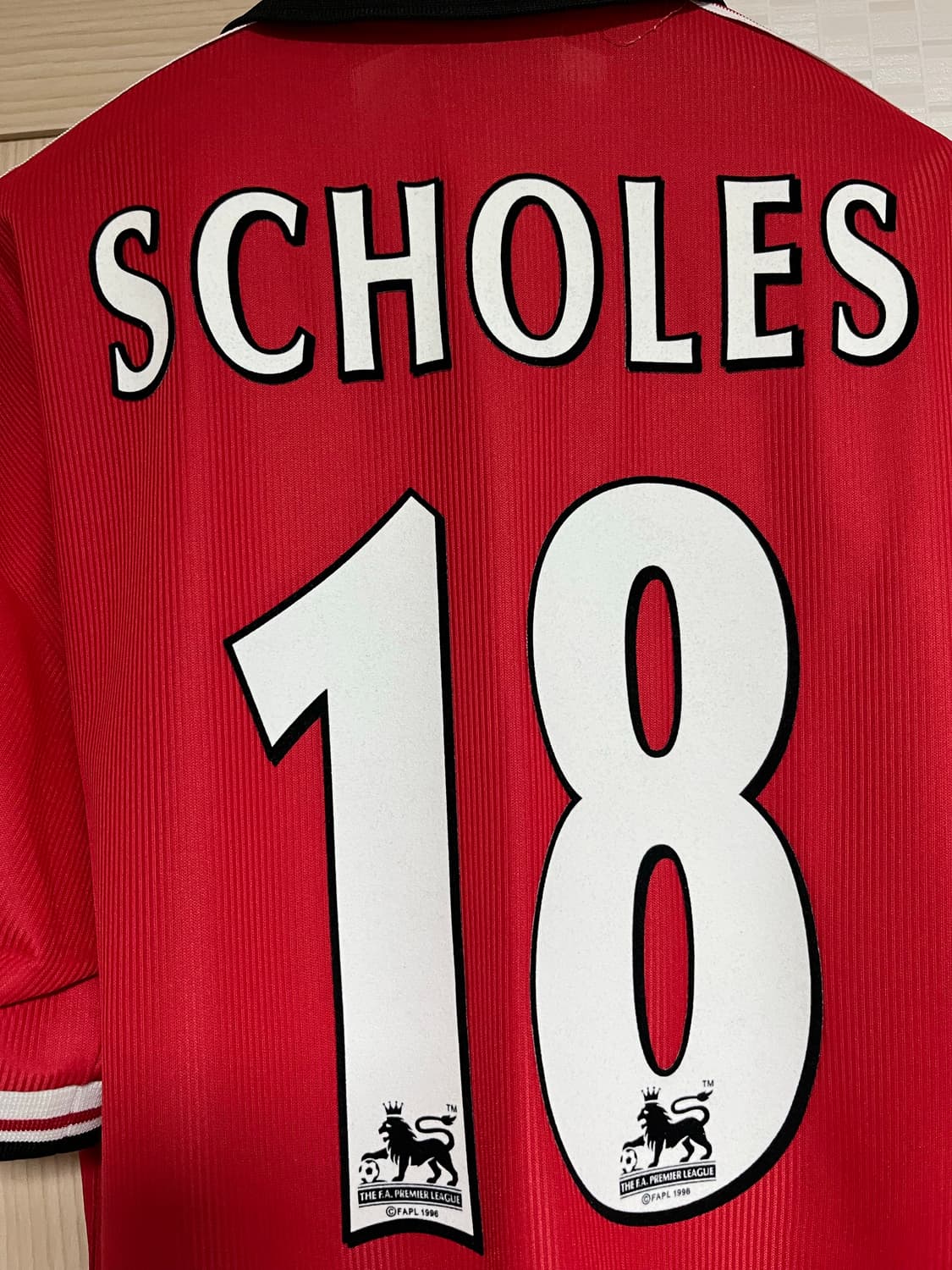 [L] 맨유 98-00 트레블 시절 홈 유니폼 상품이미지7