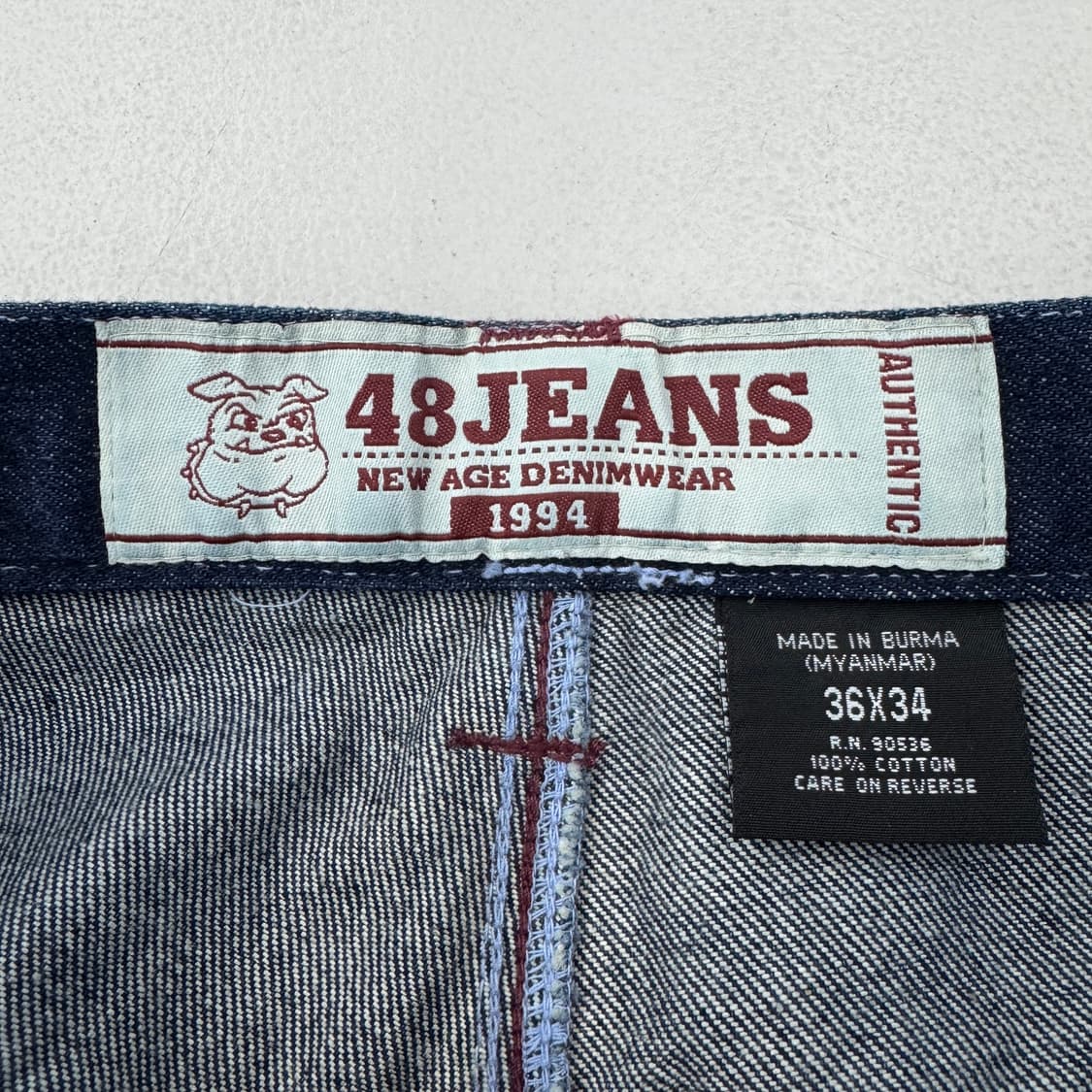 48JEANS 90s jnco 징코맛 올드스쿨 힙합 와이드 데님팬츠 상품이미지10