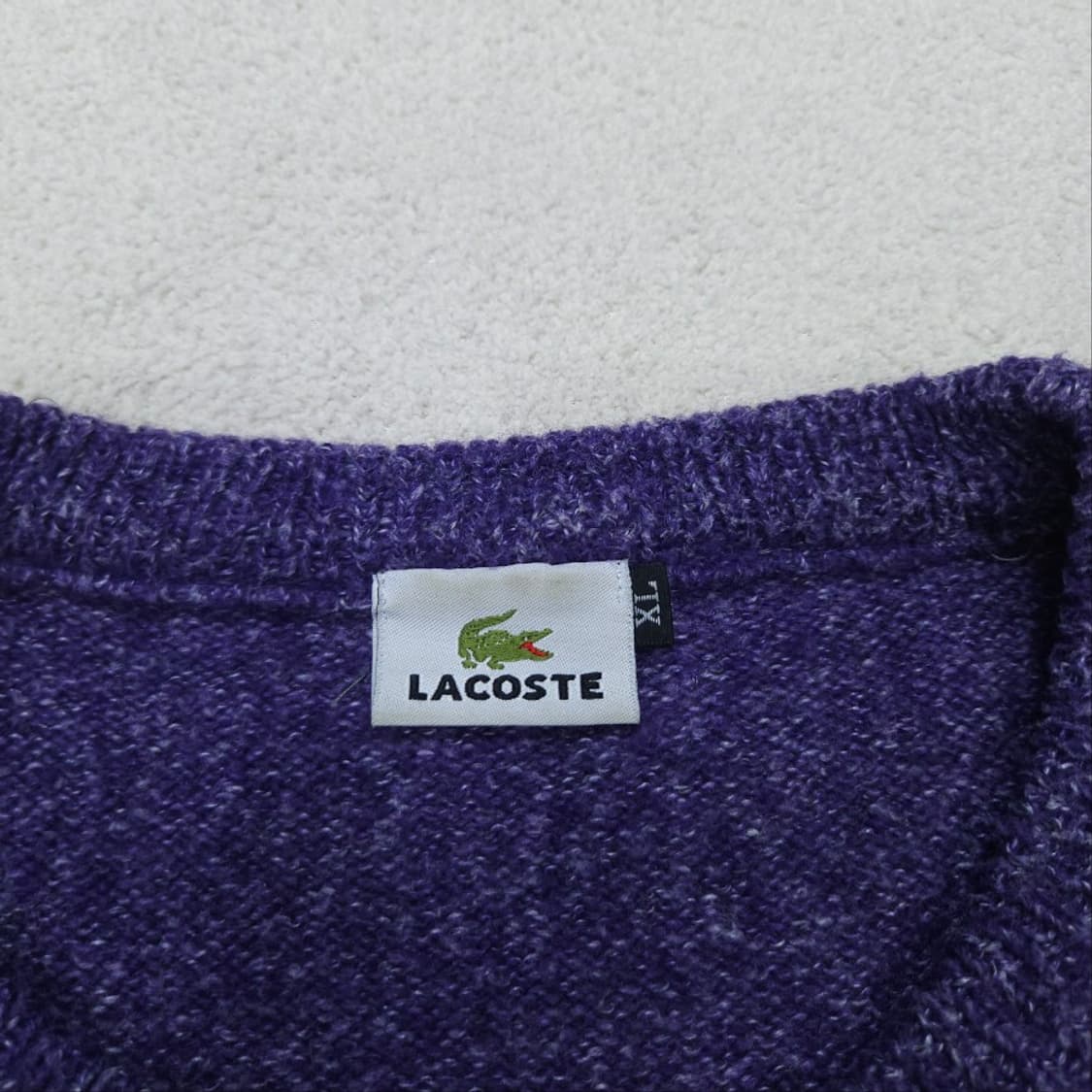 라코스테 울 니트 XL 상품이미지5
