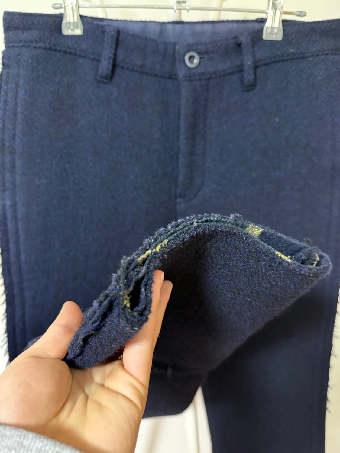 울 헤링턴 패턴 팬츠  상품이미지2