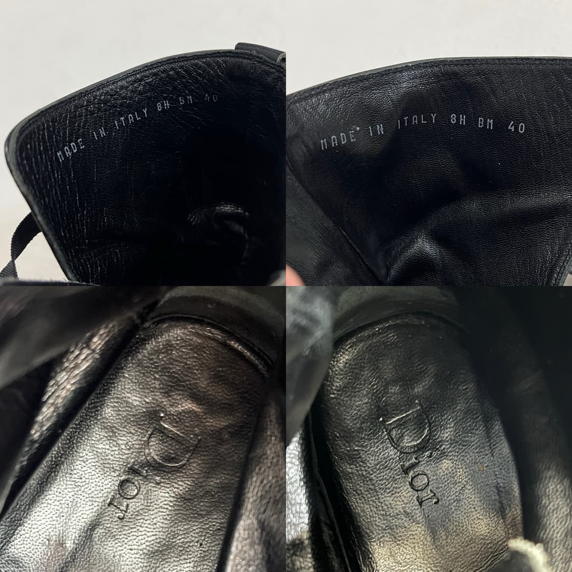 디올옴므 08AW "Lumiere Du Nord" 페이던트 스트랩 부츠 상품이미지8