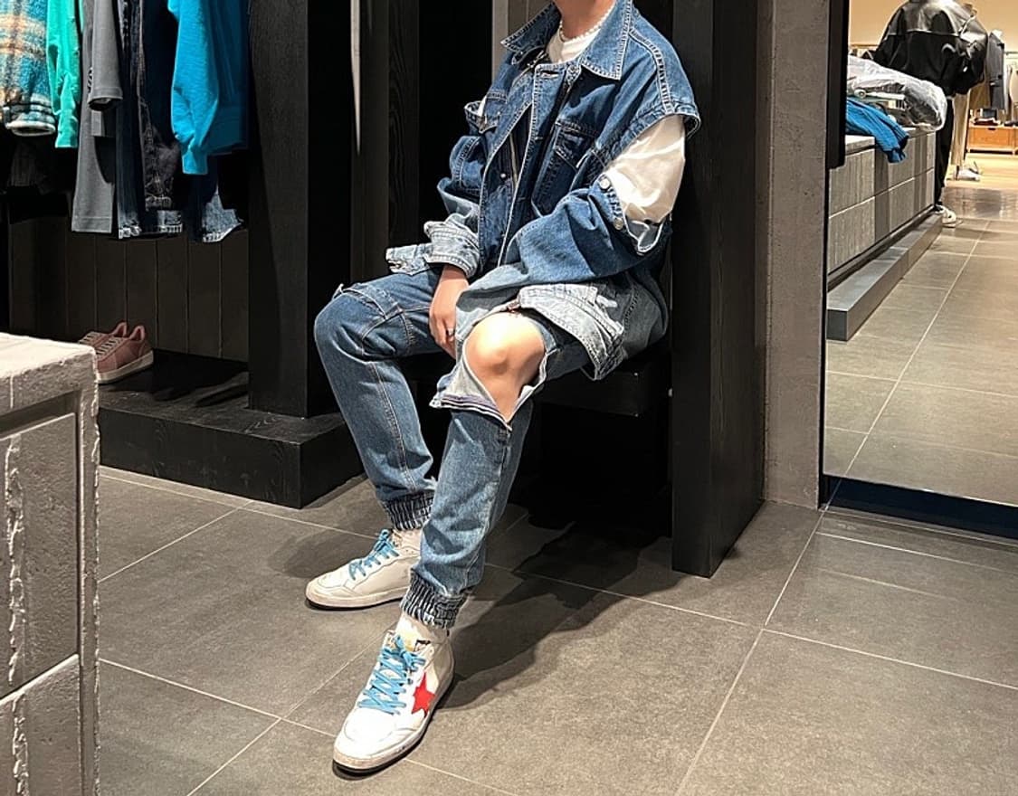 [OS]송지오 20ss 쇼피스 그라데이션 청자켓 상품이미지2