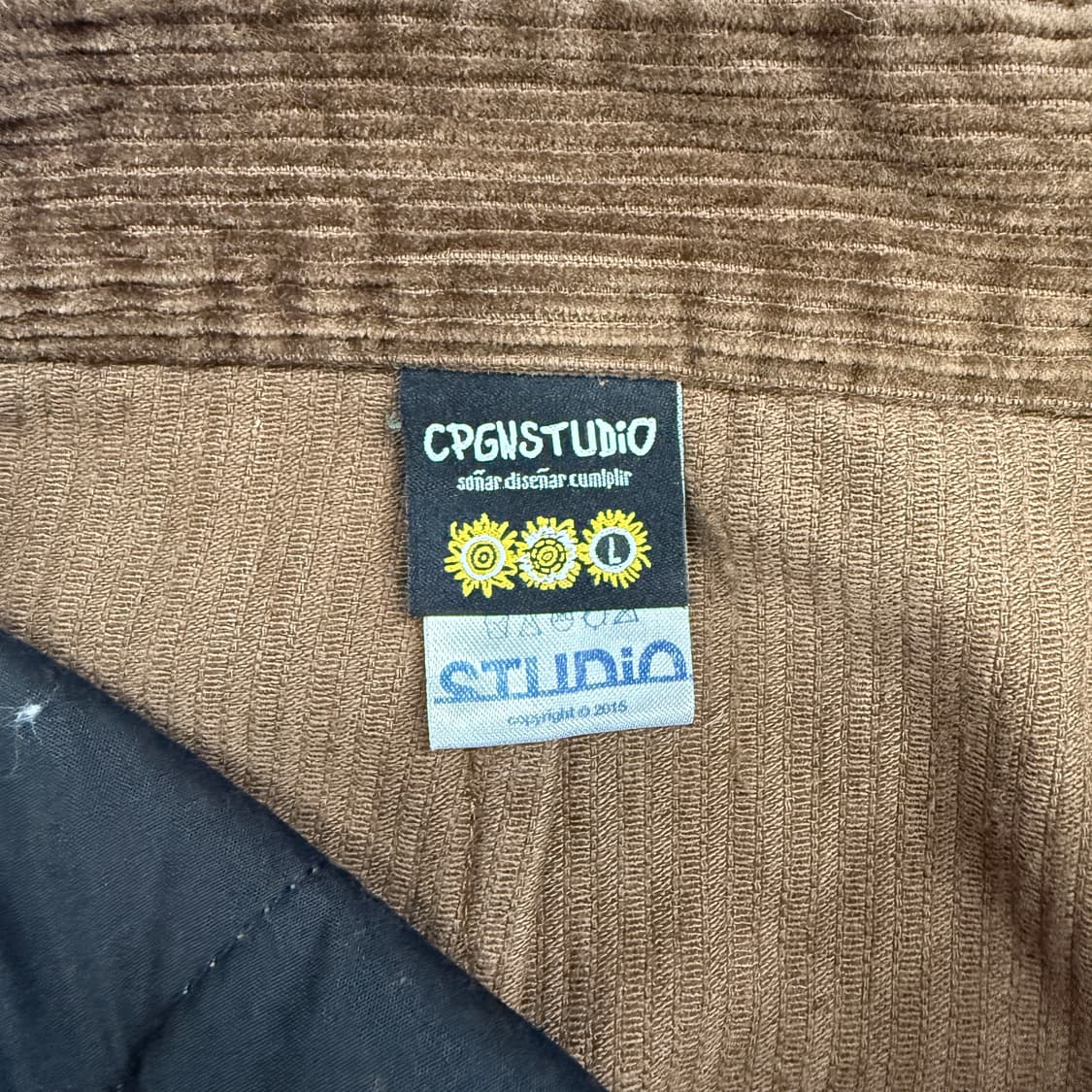 (L)꼼파뇨 스튜디오 와이드 코듀로이 팬츠(브라운) 상품이미지3