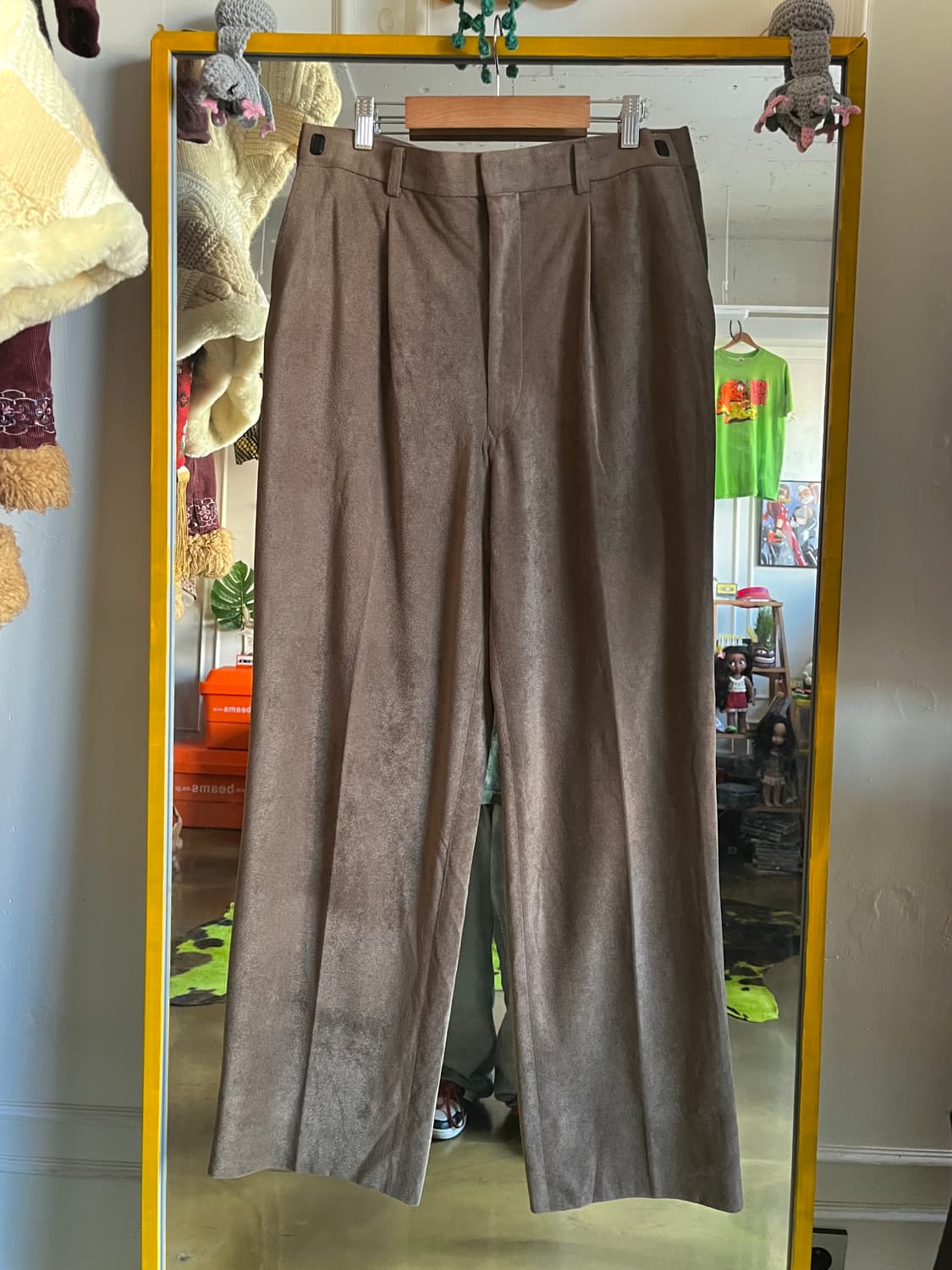 Japanese Peach Skin Suede Wide Trouser 상품이미지3