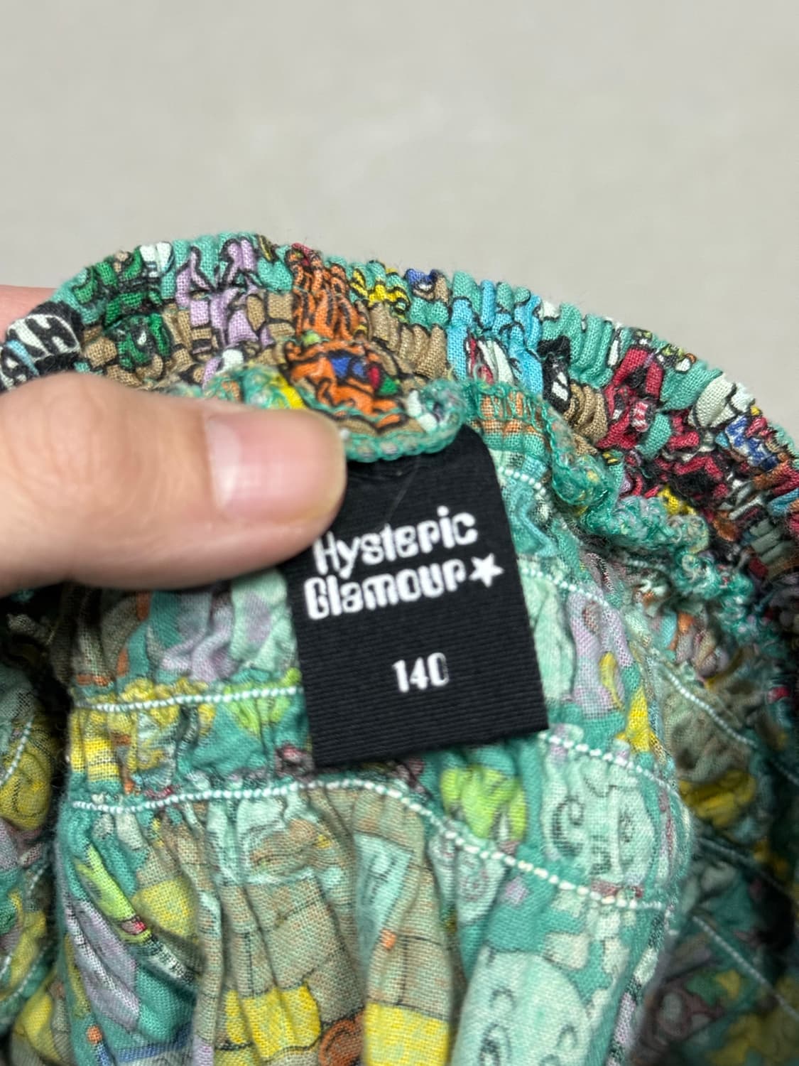 히스테릭 글래머 아카이브 프릴 귀여운 패턴 밴딩 미니 스커트 상품이미지5