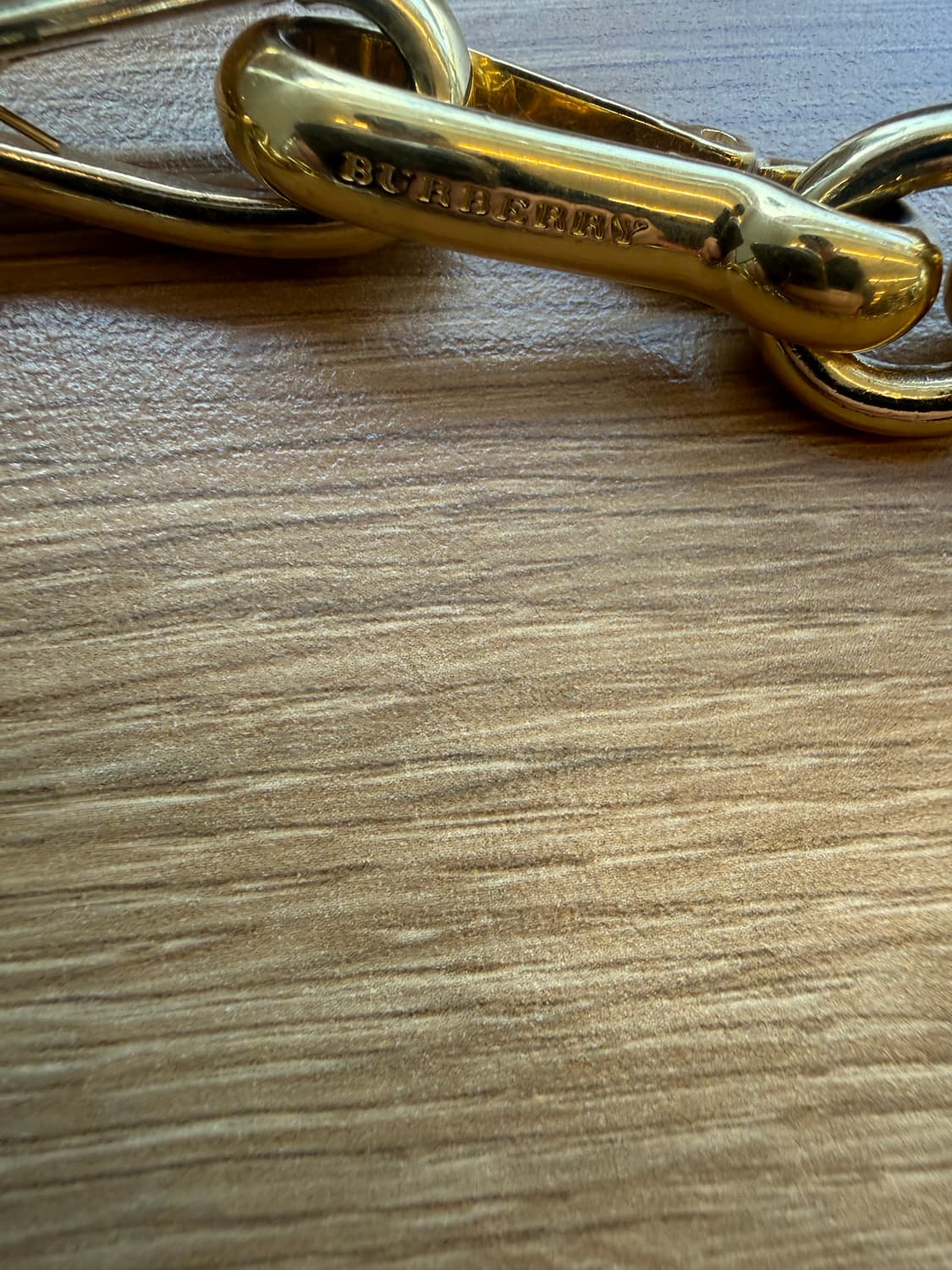 버버리 골드 카라비너 체인 상품이미지2