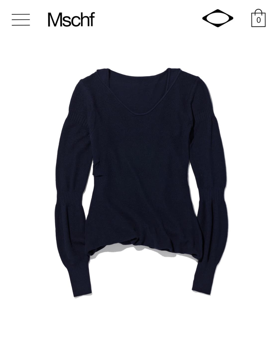 미스치프 리플 레이어드 니트 상품이미지5