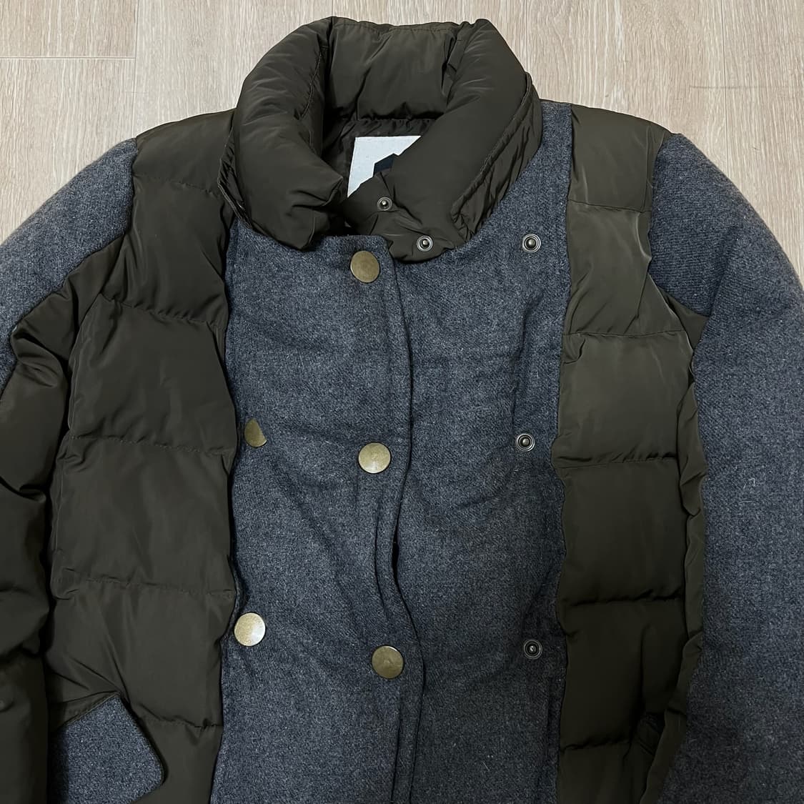 빈폴 바이크리페어샵 버튼 클래식 패딩코트 S/90  상품이미지2