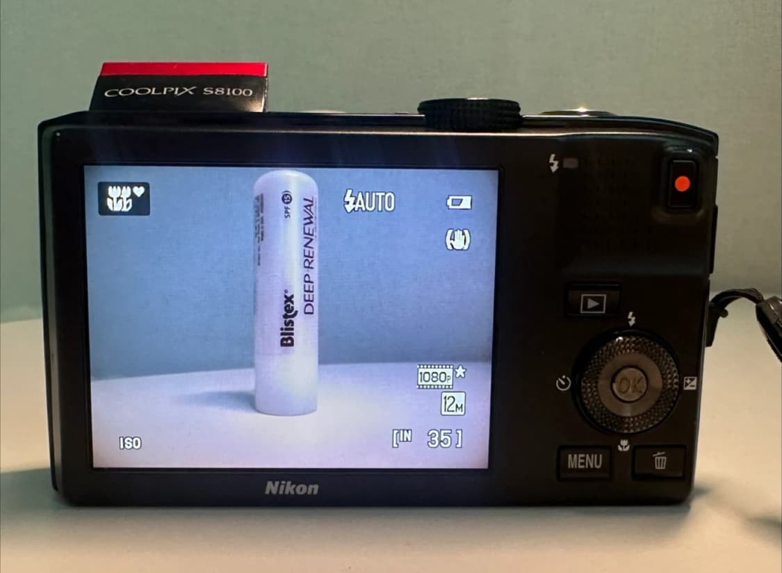 팝업플래시✨(희귀) 니콘 쿨픽스 S8100 레드 색상 상품이미지2