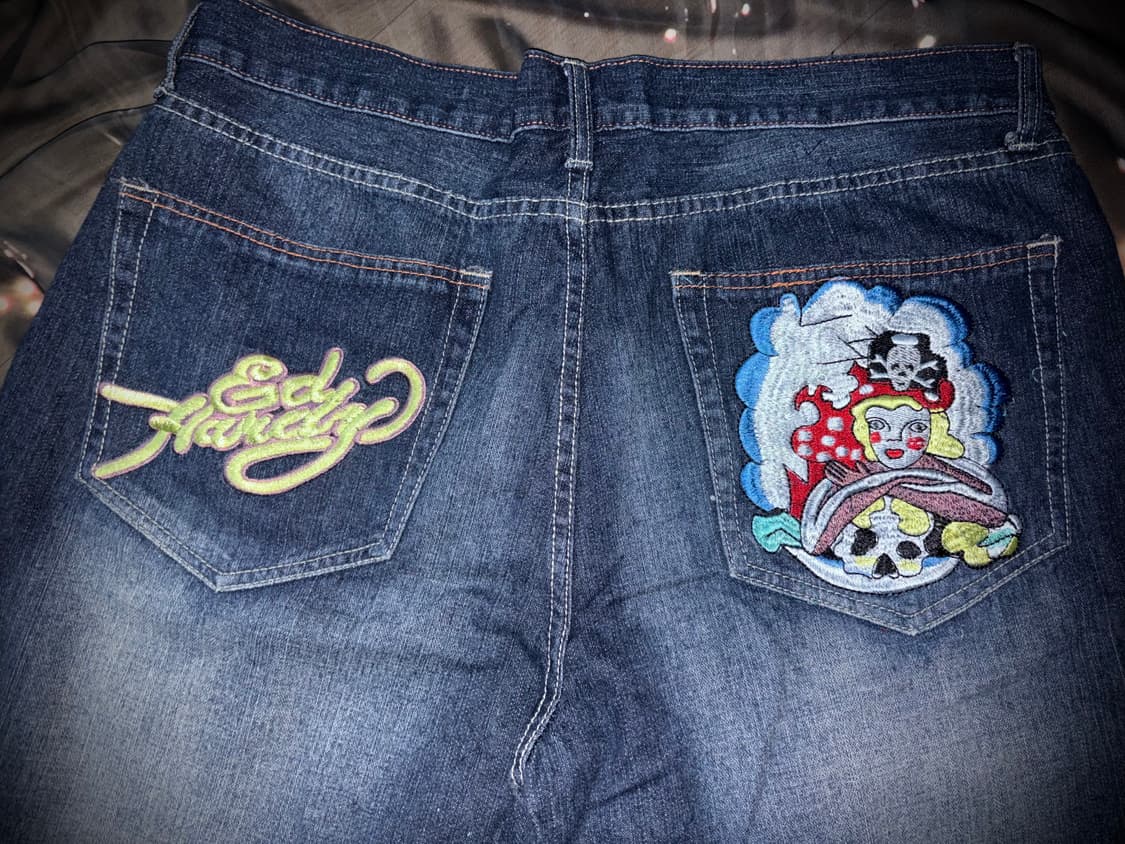 빈티지 대장 에드하디 데님 팬츠 상품이미지3