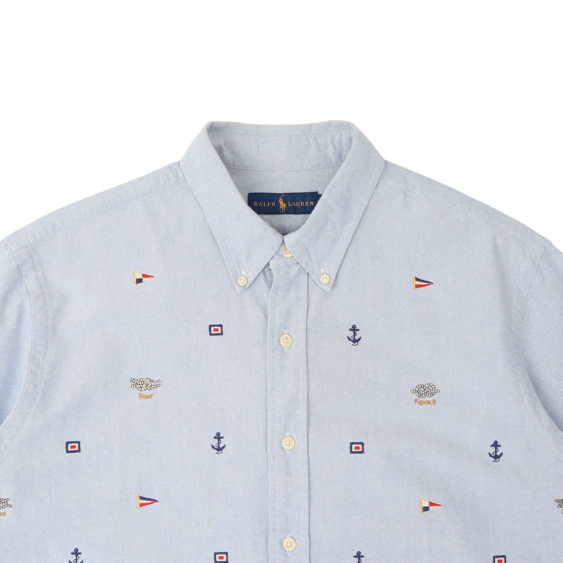 폴로 랄프로렌 옥스포드 플래그 하프 셔츠 상품이미지2
