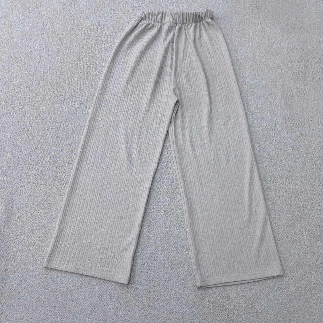 실측확인 빈티지 주름 와이드 팬츠 0310E 상품이미지1