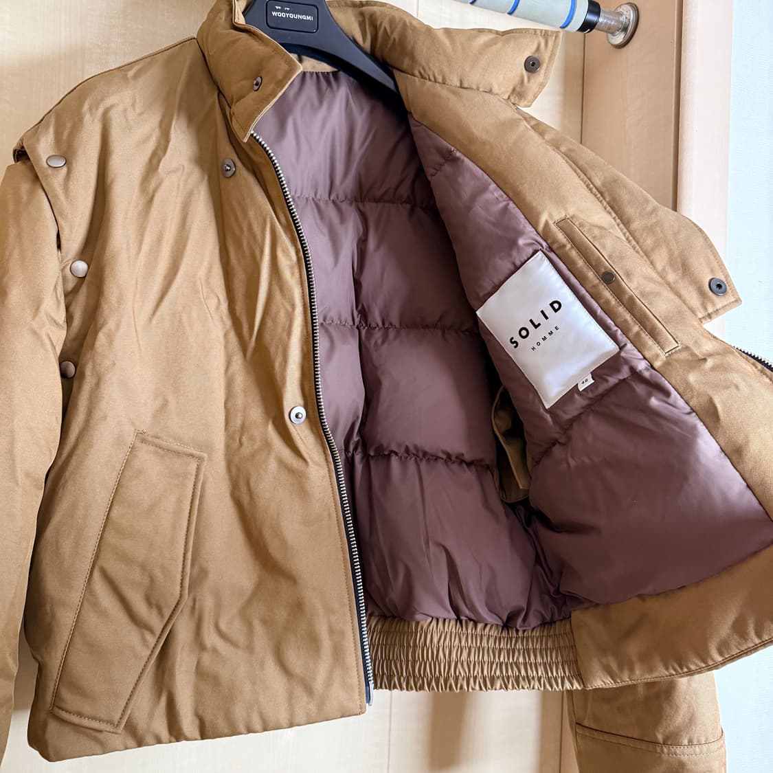 솔리드옴므 22fw 소매탈부착 스터드 구스다운 48 상품이미지3