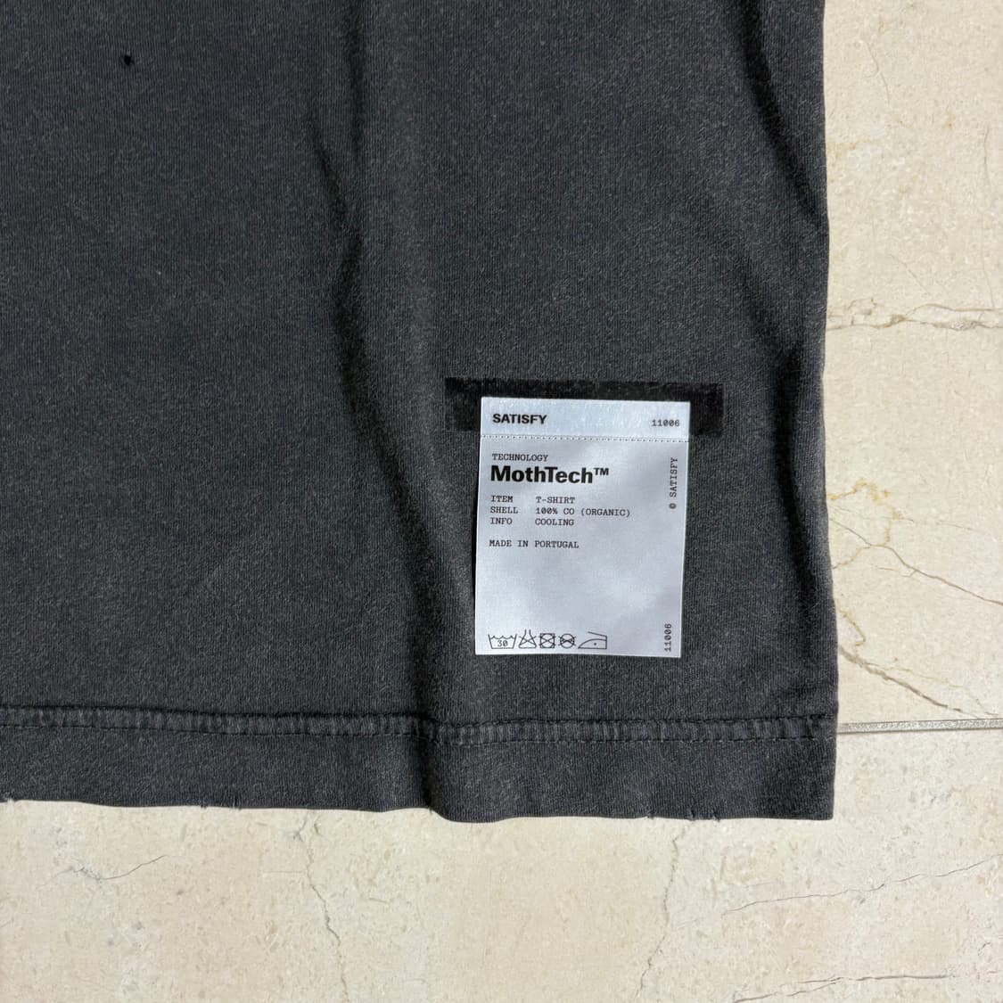 Satisfy Mothtech T-Shirt Aged Black 상품이미지4