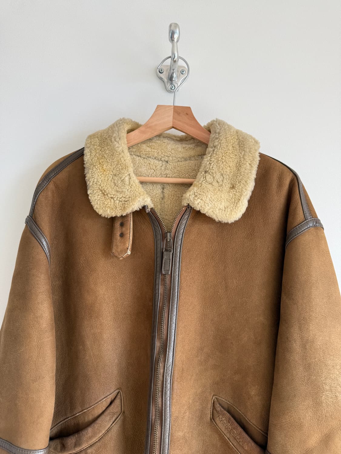 Mario Grande 리얼 레더 양털 무스탕 상품이미지2