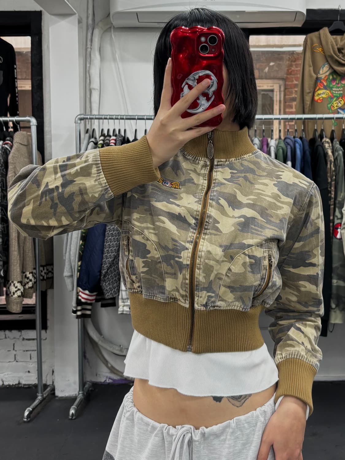 본더치 오리엔탈 카모 크롭자켓 상품이미지4