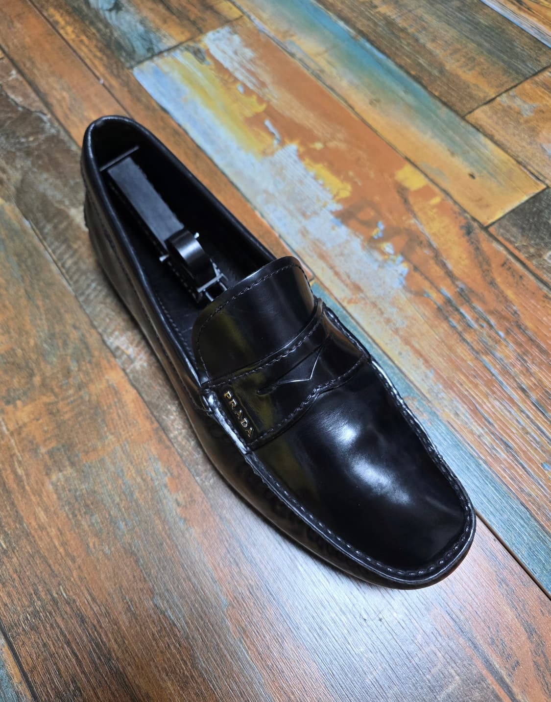 프라다 블랙 페니 로퍼  / 유광 / 8 (265~270) 상품이미지6